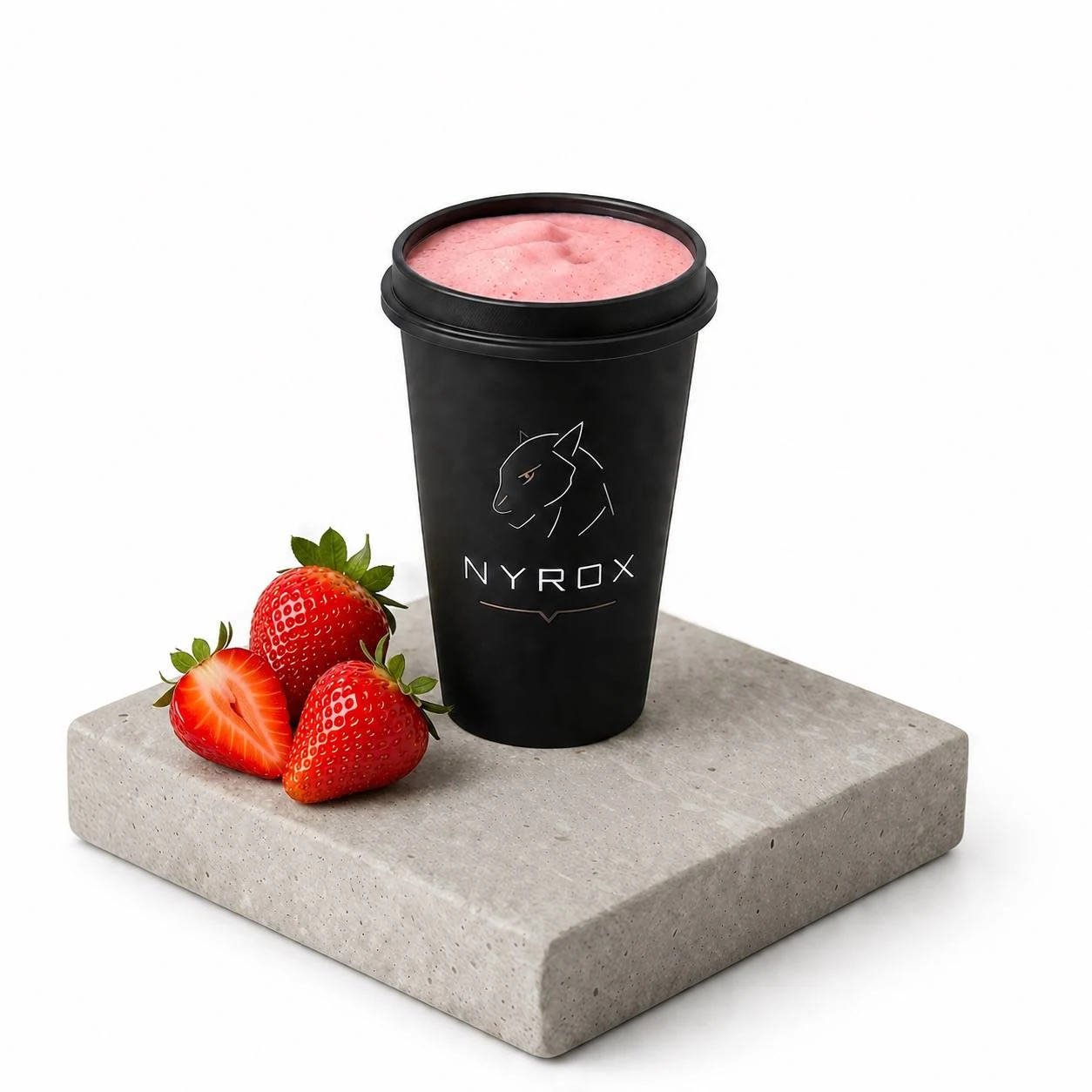Protein shake NYROX gusto Strawberry con fragole